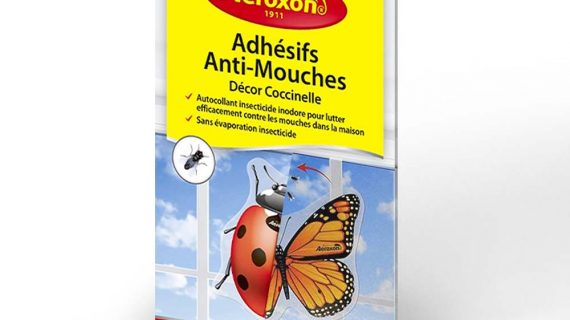 Adhésives anti mouches Aeroxon x4 - Aurouze