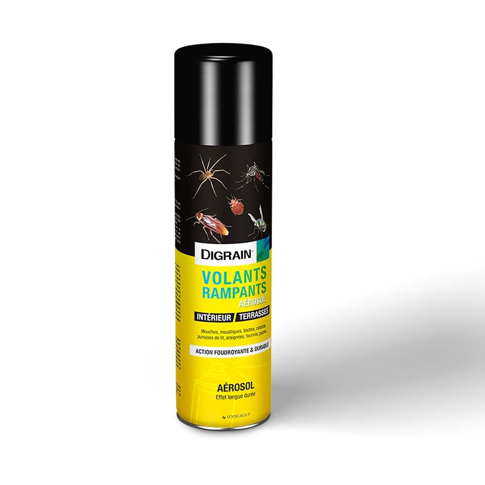 Hygiène Ivoire - URGENT URGENT Le Digrain Laque Choc de nouveau en STOCK  !!! Insecticide idéale pour la destruction des insectes volants et rampants  avec un effet FOUDROYANT et PERSISTANT. Disponible au