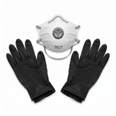 Kit protection masque FFP3 et 2 paires de gants nitrile