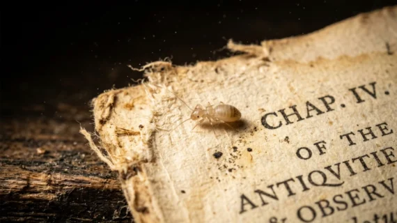 Le psoque, cet insecte invisible qui prolifère dans les livres et les placards
