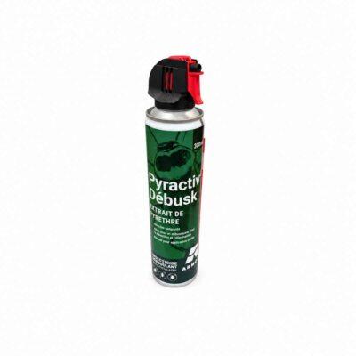 Aérosol insecticide débusquant Pyractiv Débusk 300 ml à l’extrait de pyrèthre, marque Armosa